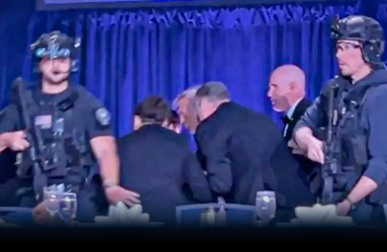 Suspect in custody after shots fired at WHCD, Trump rushed off stage