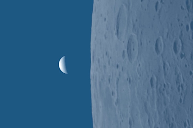 Moon & Venus stage rare daytime disappearing act today
