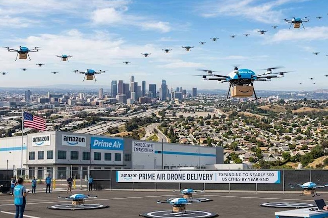 Amazon to expand drone service to nearly 500 cities