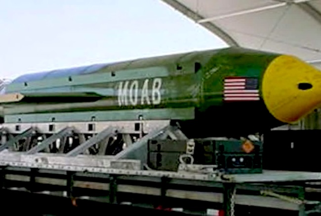 US plans for Iran include ‘mother of all bombs’