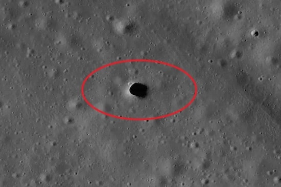 NASA Investigating Large Hole on Moon That May Open Into Enormous Cave